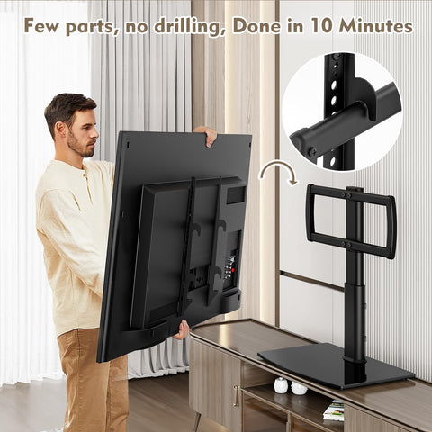 Hemudu compatibility for 27-60 inch TVs with VESA 100x100 to 400x400.