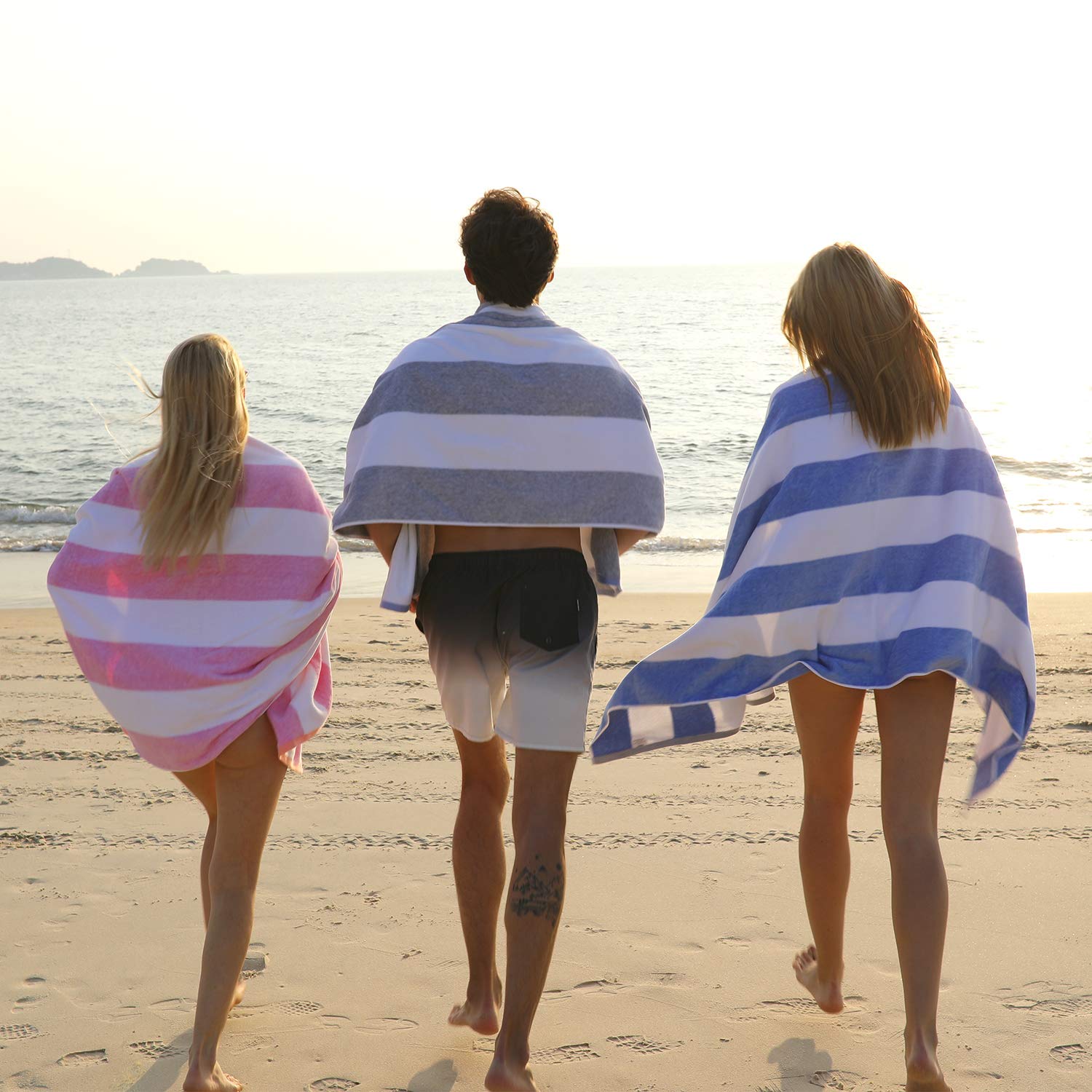 HENBAY towel features double-stitched edges for durable wear