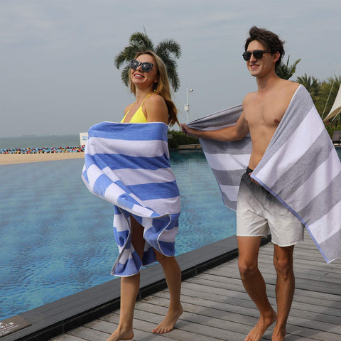 HENBAY soft velour cotton towel delivers plush feel and strong absorbency.
