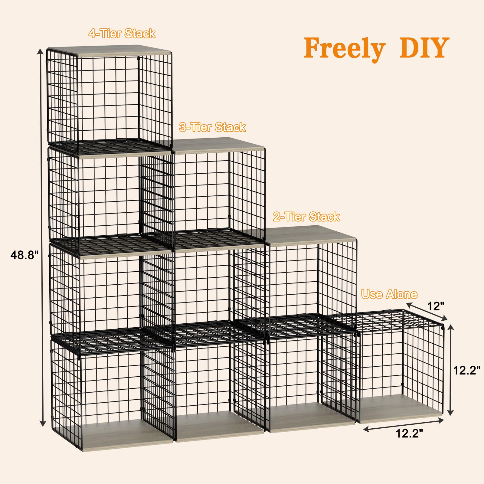 Hencawima clear mesh design lets you see contents at a glance.