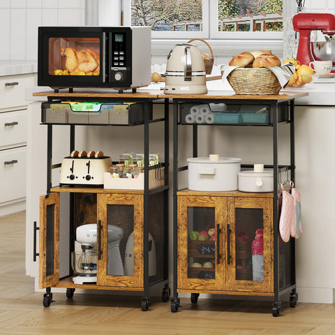 Hencawima smooth-rolling casters simplify moving between rooms.