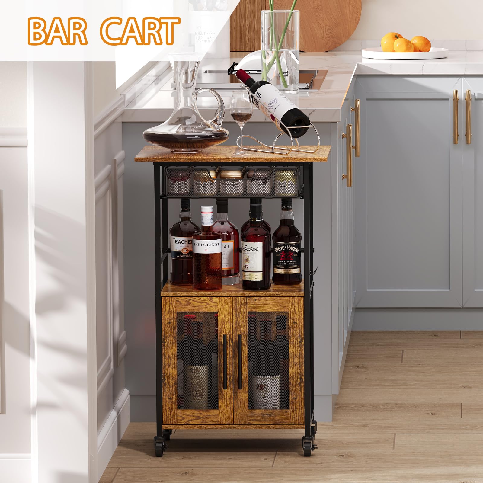 Hencawima solid wood top and metal frame ensure durability.