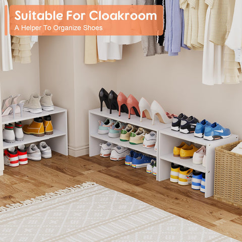 Hencawima durable shelves keep daily footwear organized and accessible.
