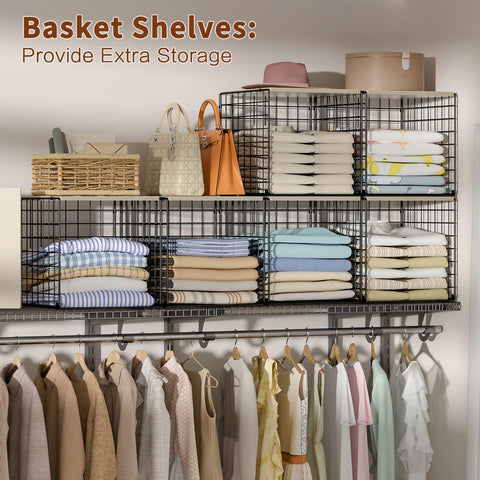 Hencawima easy assembly for quick closet organization.