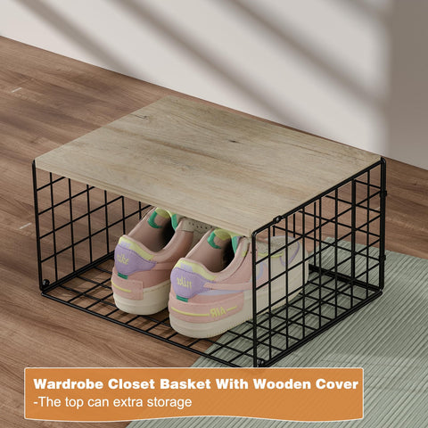 Hencawima modular closet storage system adapts to bedrooms and laundry areas.