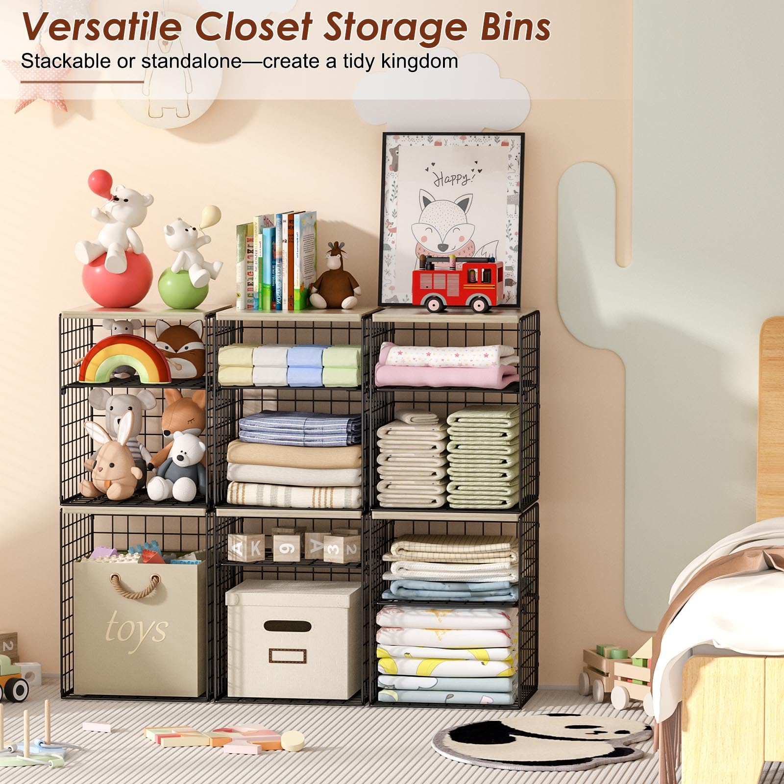 Hencawima organization solution for closets and entryways