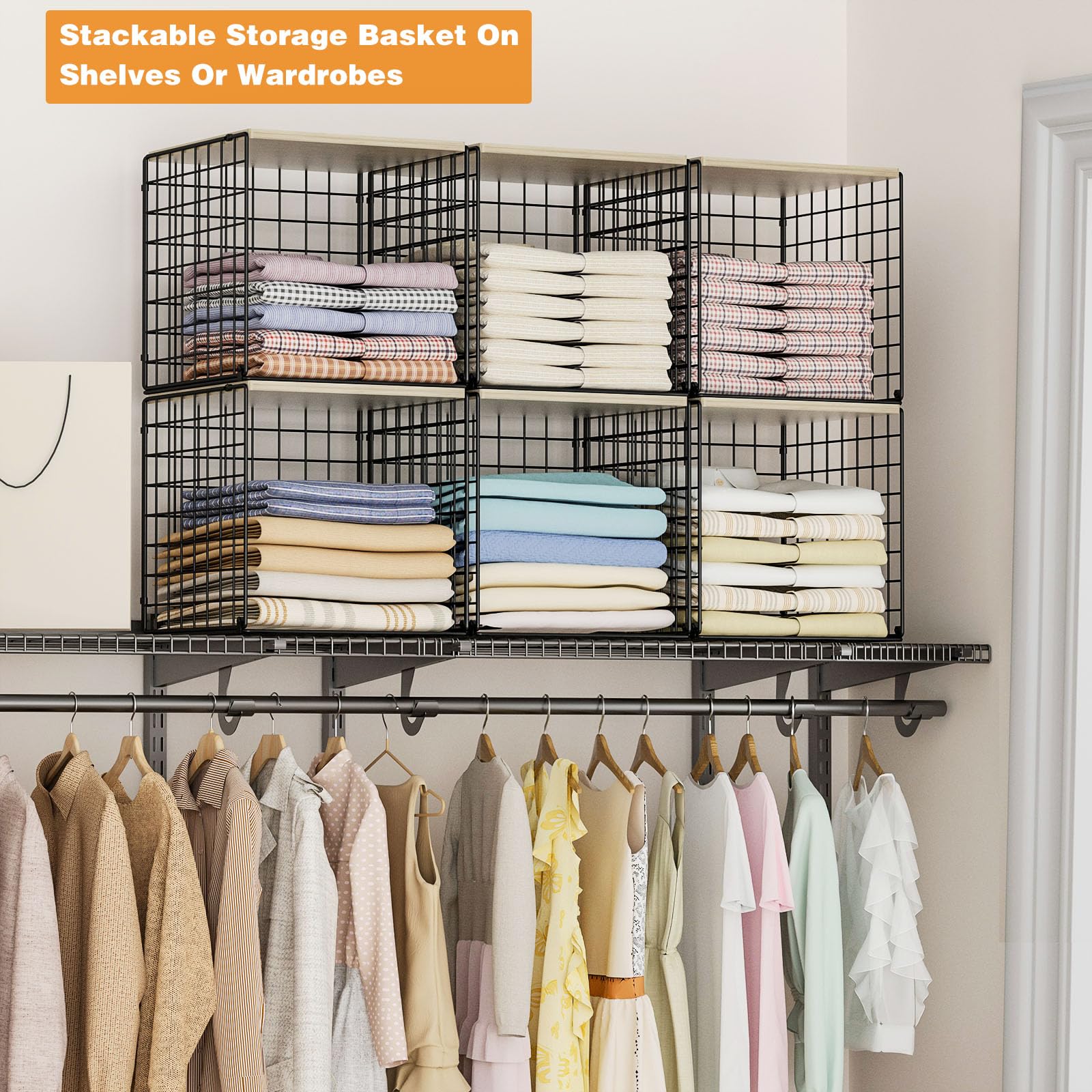 Hencawima stackable design maximizes space without adding bulk.