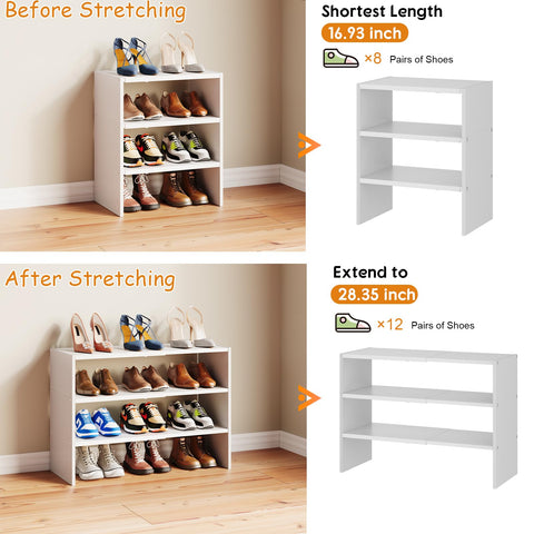 Hencawima sturdy tier supports hold up to 22 lbs per shelf