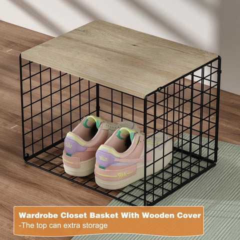 Hencawima wardrobe organization in action shows tidy shelves and accessible items.