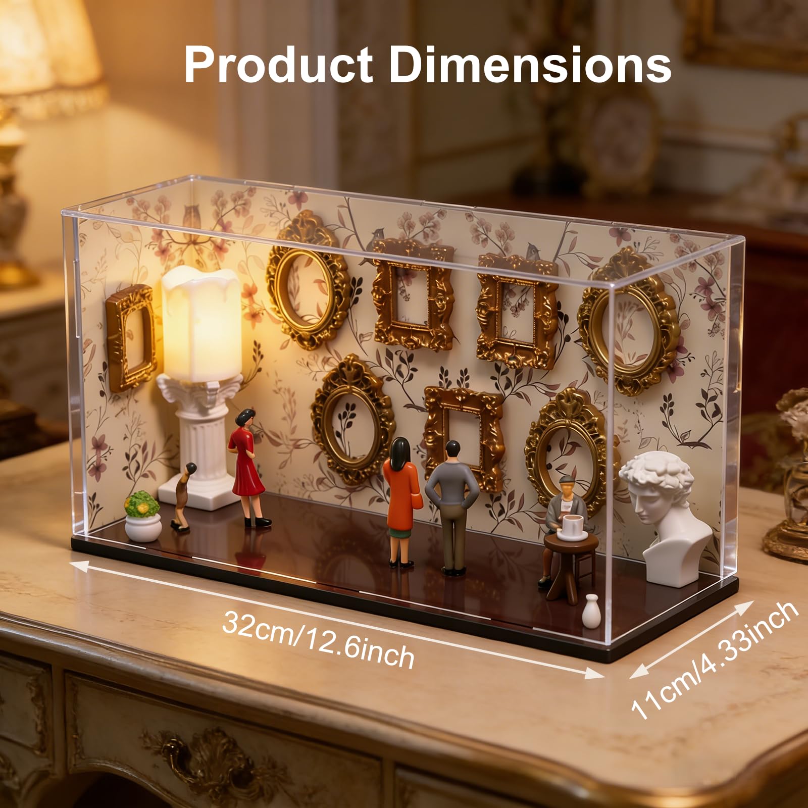 Henkgo acrylic panel keeps viewing clear and safe for all ages.