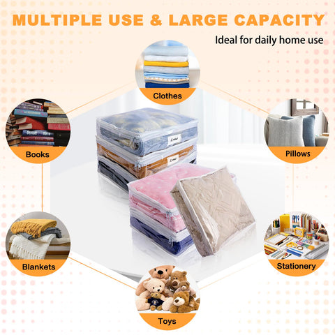 Heonay bags with side tag pocket help label contents for faster retrieval.