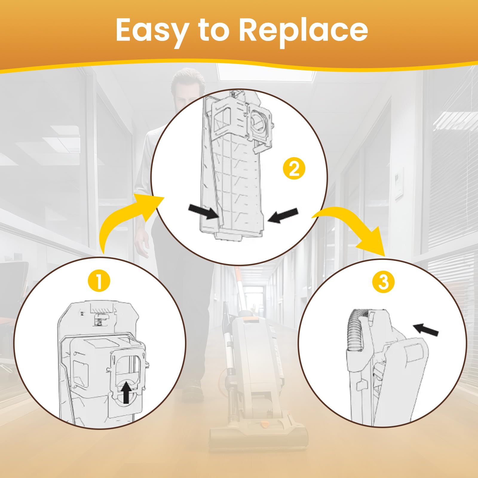 Value-pack emphasis with 20 bags for cost-efficient cleaning.