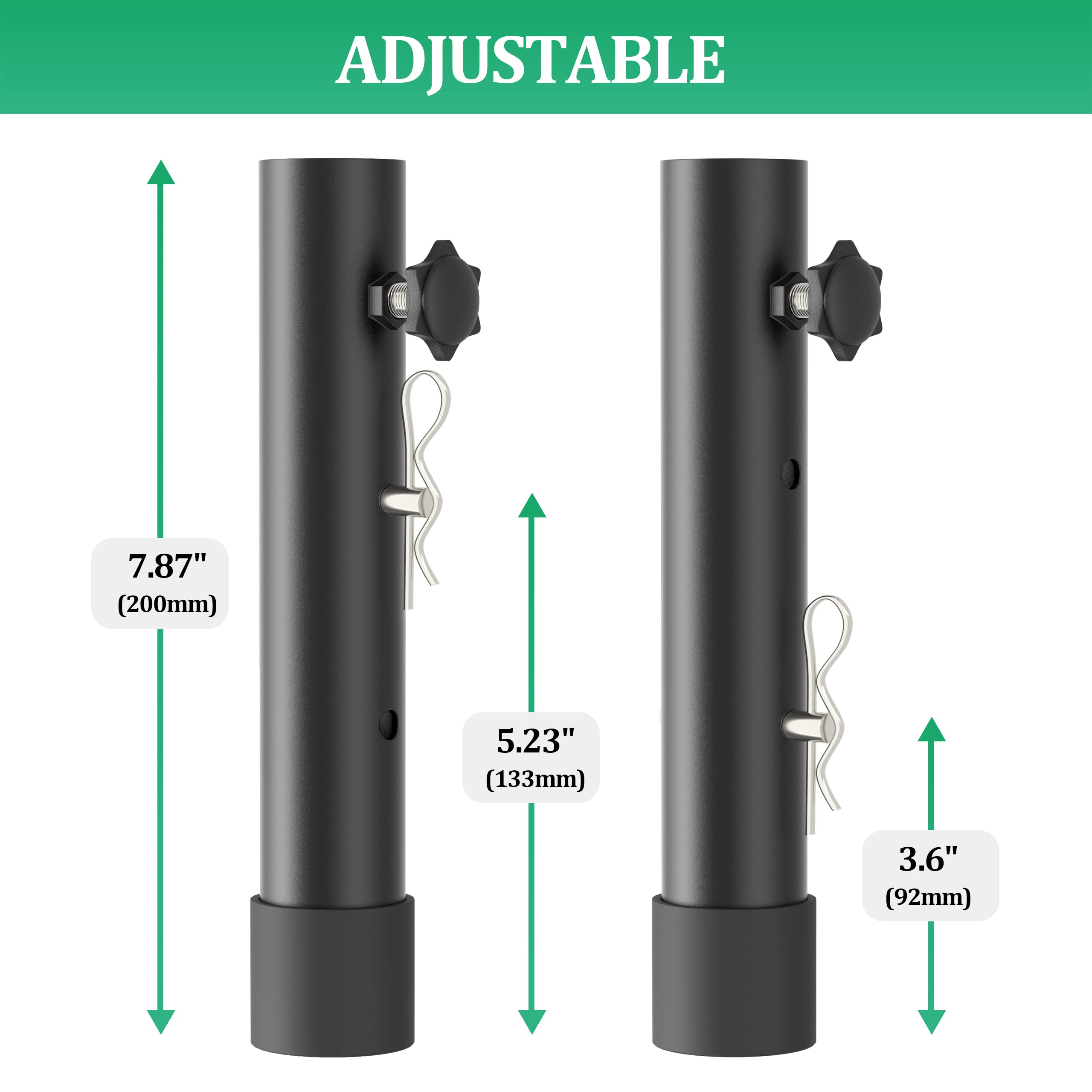 Herbert-fty packaging includes four risers and mounting hardware.