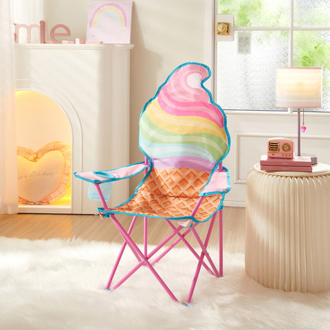 Heritage Kids ice cream figural design detail adds playful outdoor charm