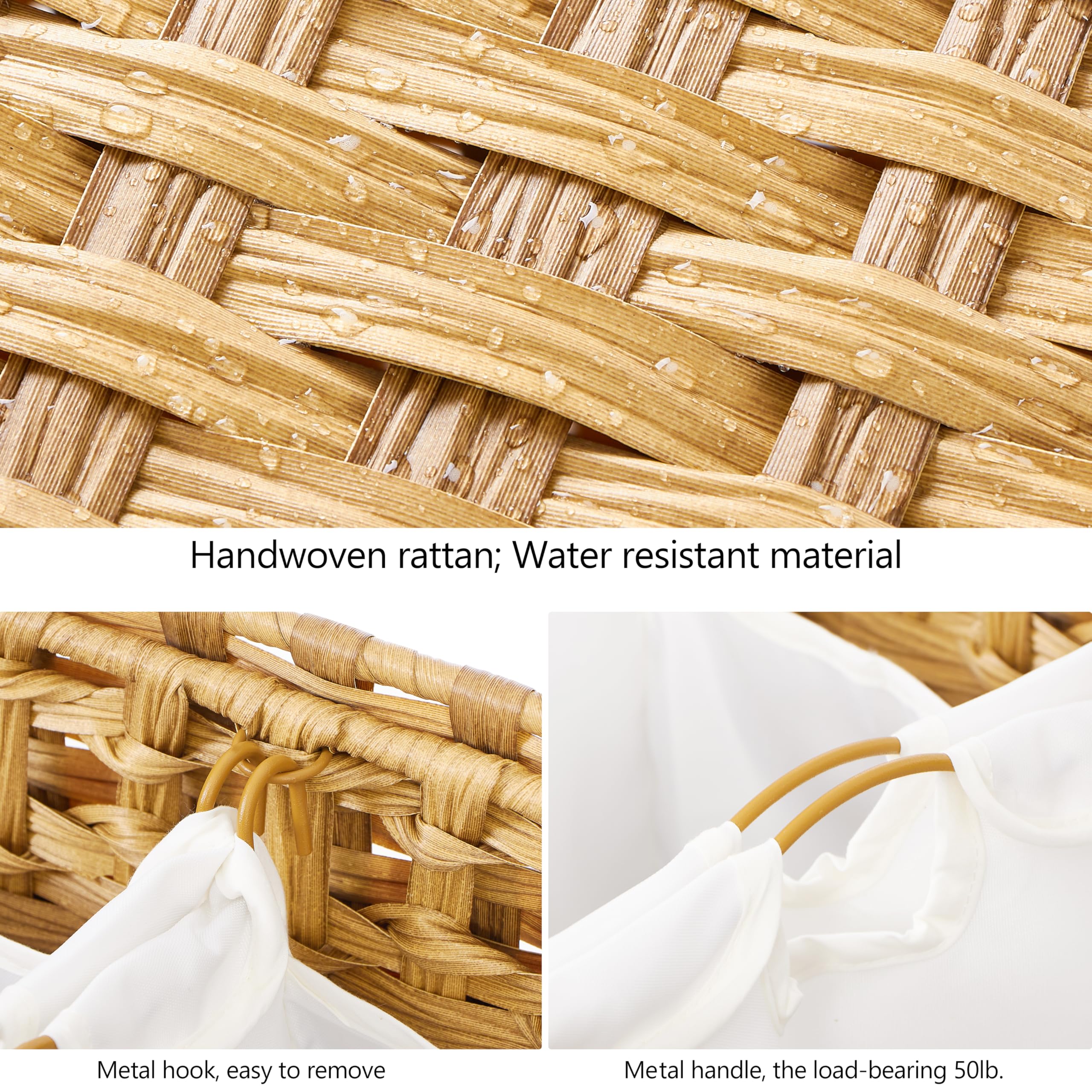 Hermina side handles for easy carrying and handling