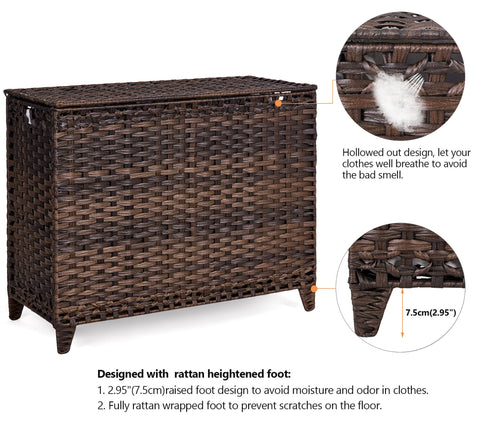 Hermina woven rattan design adds natural texture to a room