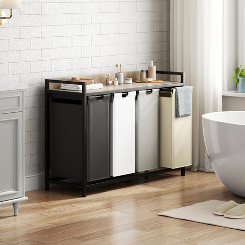Herture dimensions fit various spaces while keeping laundry organized