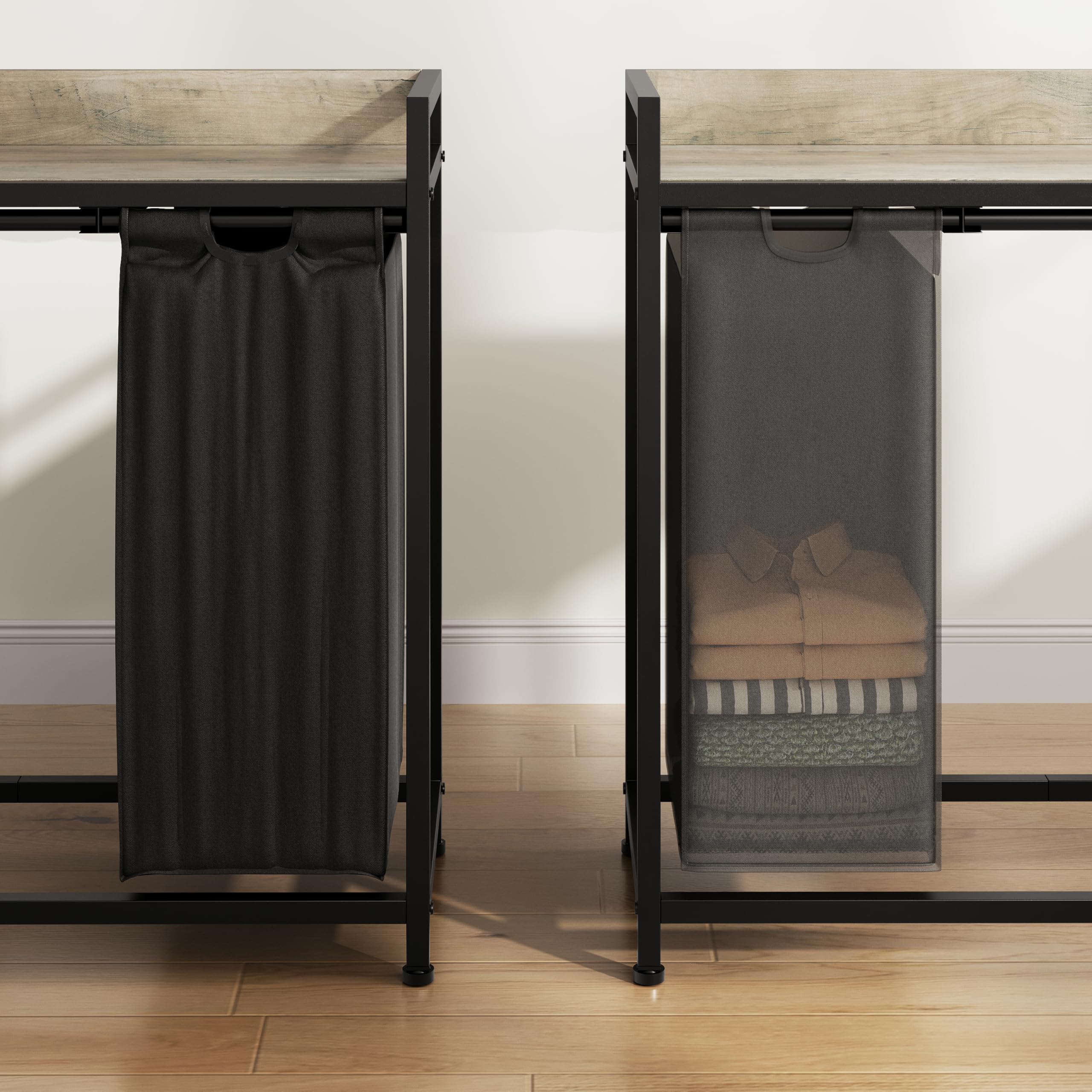 Herture durable frame blends metal and MDF for sturdy support