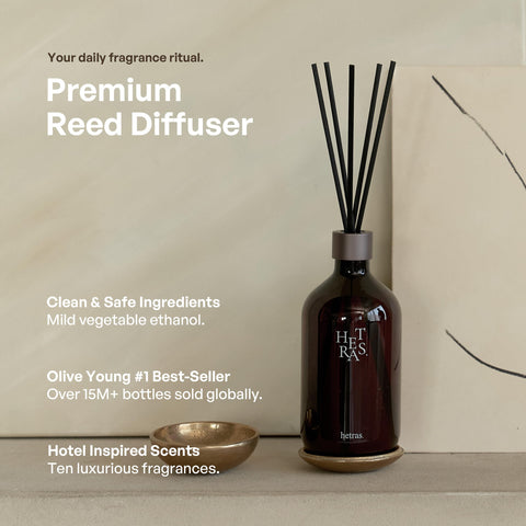 Hetras 2-pack diffusers designed for large spaces with enduring fragrance
