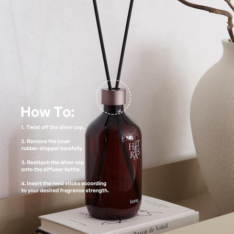 Hetras gift-ready diffuser set for elegant housewarming ambiance