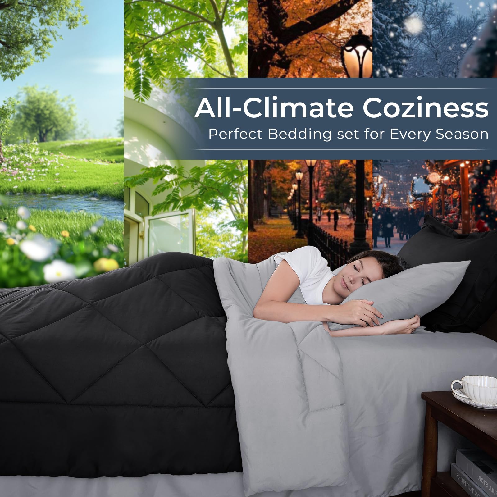 HEVUMYI queen fitted sheet 60x80 deep-pocket fits 14 inch mattress securely.