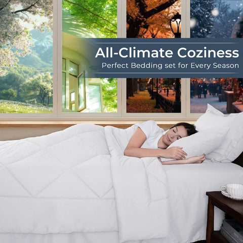HEVUMYI Queen fitted sheet with deep pocket ensures secure mattress fit.