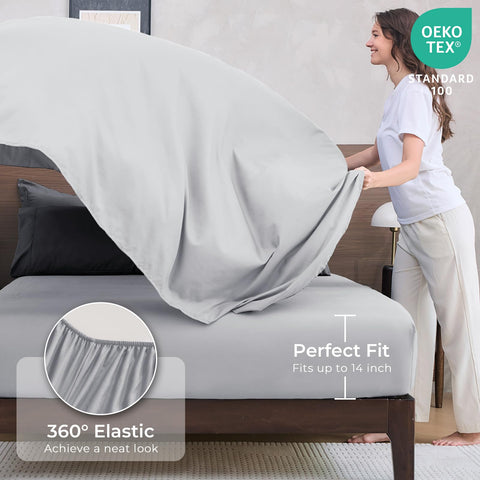 HEVUMYI baffle-box construction helps keep the fill evenly distributed.