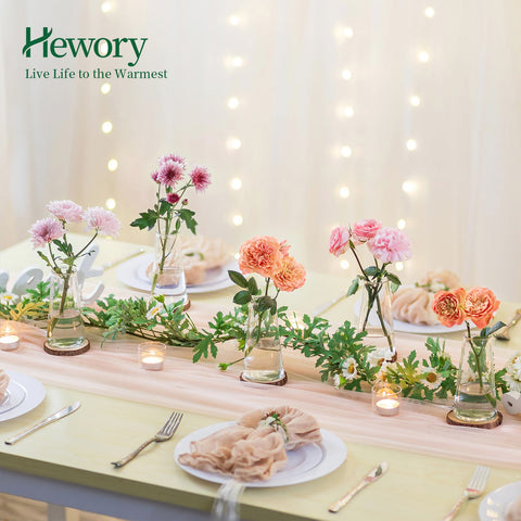 Hewory Glass Bud Vase multi-use for propagation or decorative accents.