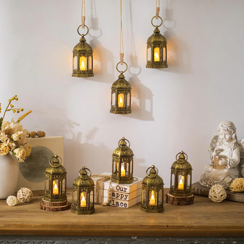 Hewory 10-pack decorative lanterns for parties and holidays.