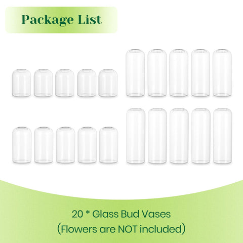 Hewory bud vase packed in slot-type packaging protects fragile glass during shipping.