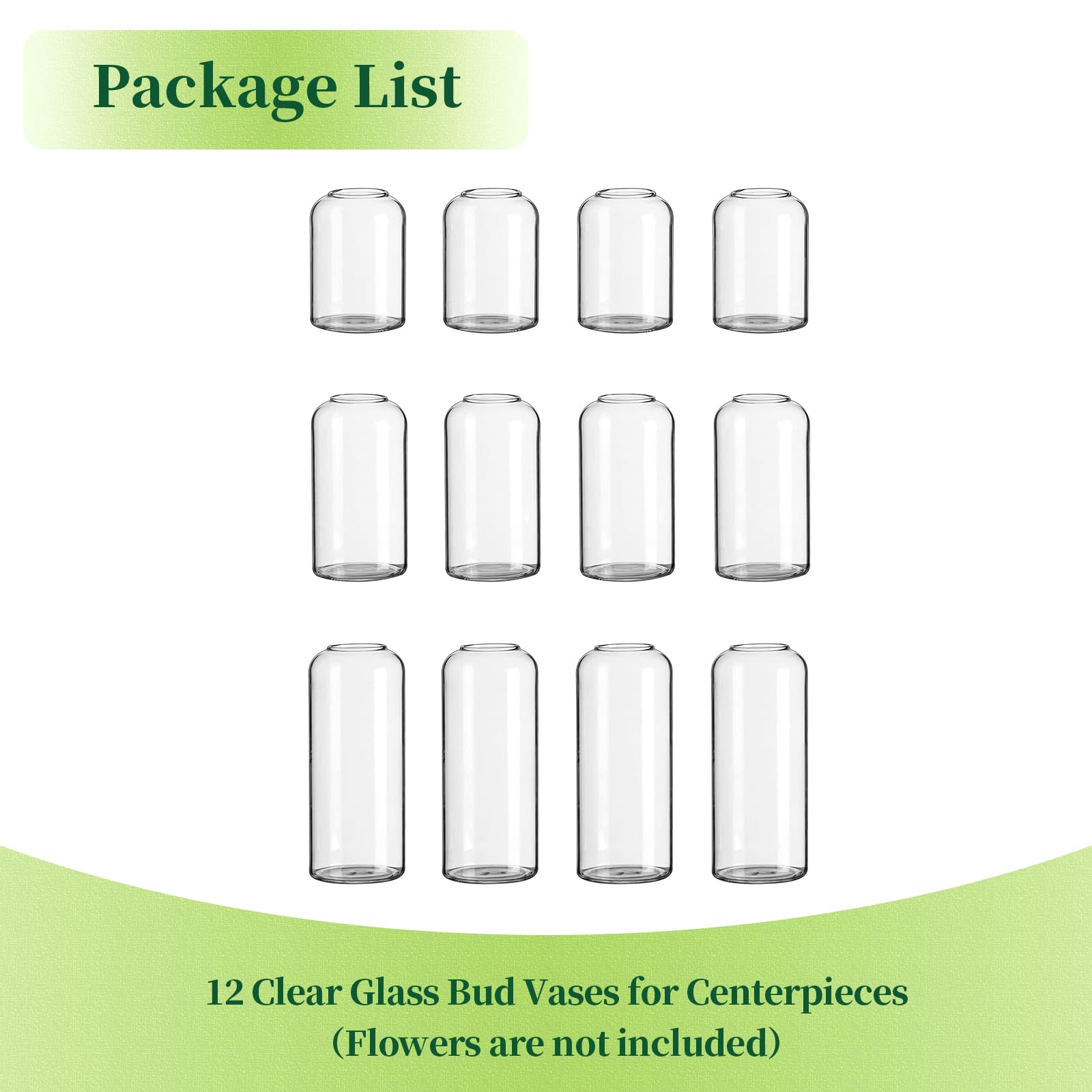 Hewory vases arrive with sturdy packaging to protect fragile glass.