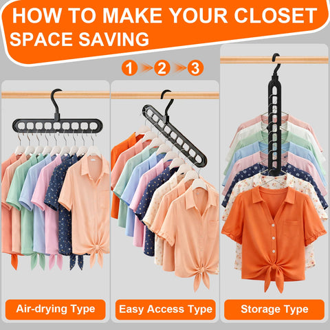 Heyhouse closet system keeps clothes accessible for quick dressing