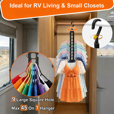 Heyhouse space-saving design keeps wardrobe tidy and accessible