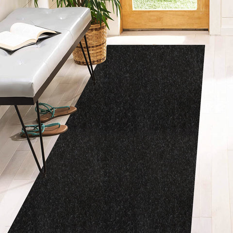 Heyroll 2x6 runner rug with black rubber backing, ideal for high-traffic entries.