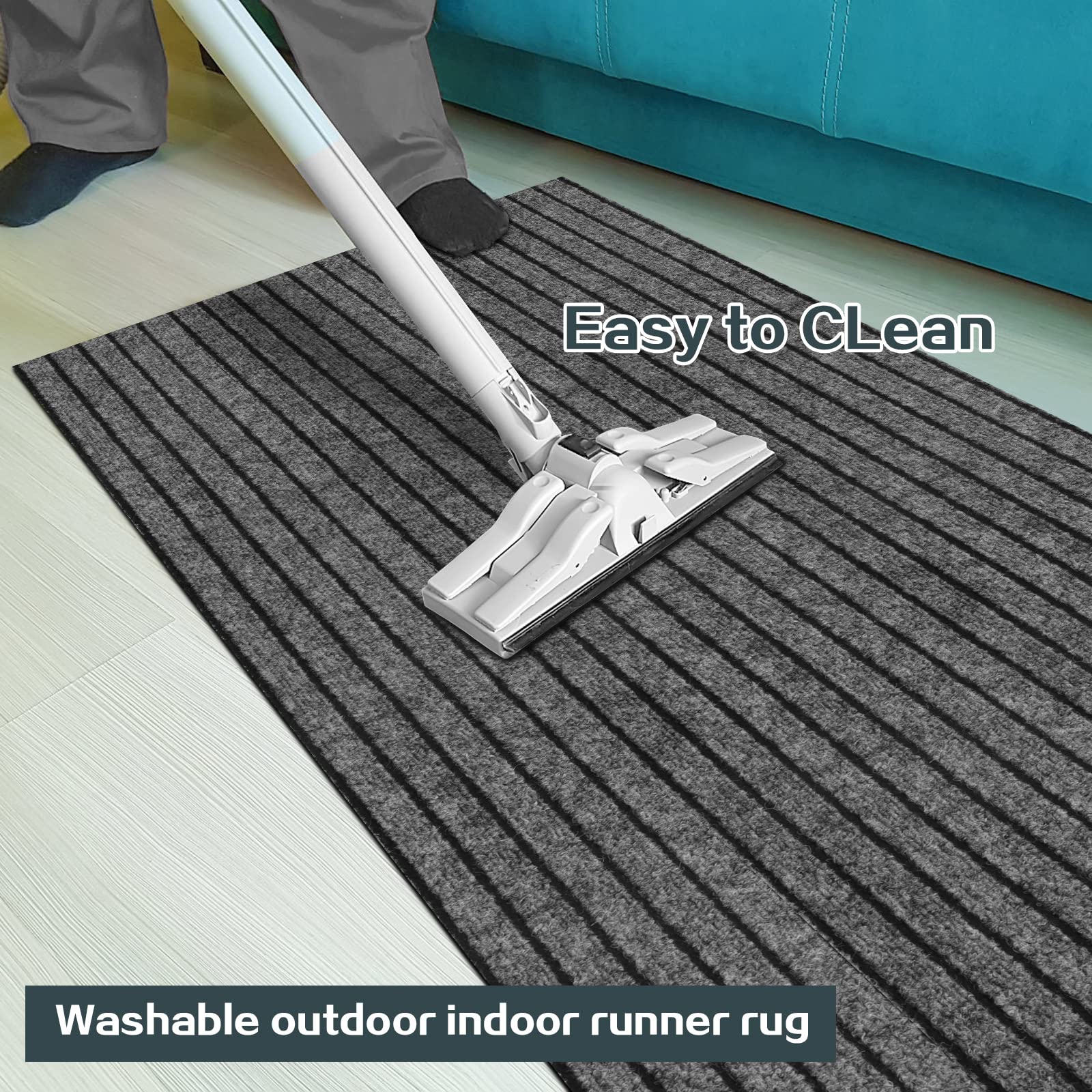 Heyroll durable wear-resistant rug preserves vibrant color in sunlit rooms.