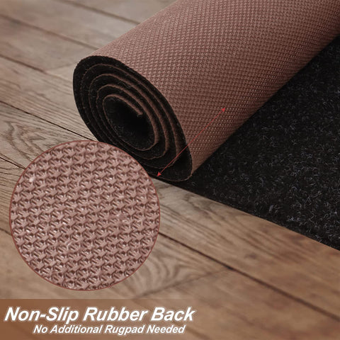 Heyroll laundry room runner keeps floors clean and organized.