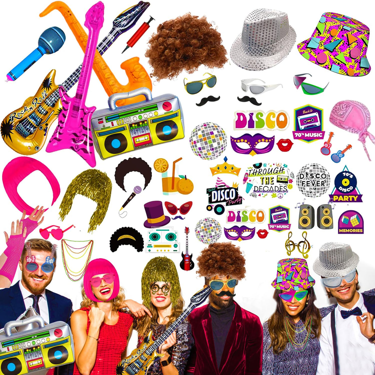 HeyTop rock sunglasses set for fun party photos and posing.