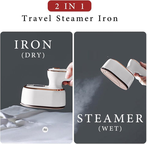 HFLYJPYW 2-in-1 dry and wet ironing options for versatile care.