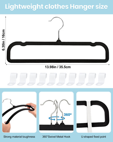 HGYZE 360 swivel hook hanger for easy access to dresses and pants
