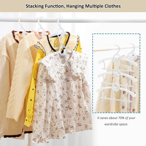 HGYZE adjustable 11–14in hangers adapt from newborns to adults efficiently.