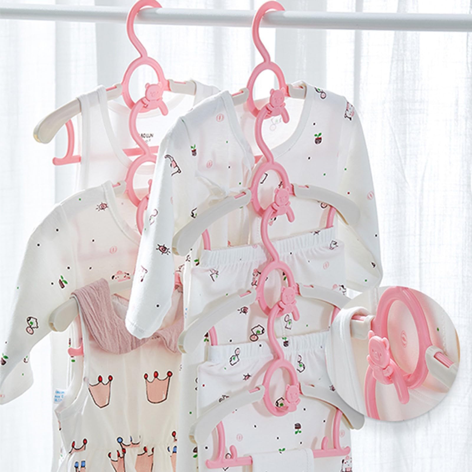 HGYZE Baby Hangers non-slip edges prevent slipping