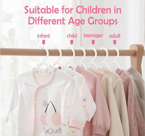 HGYZE Baby Hangers stackable bear hook for coordinated outfits