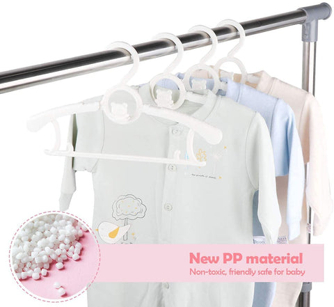 HGYZE Baby Hangers wide shoulder design preserves garment shape