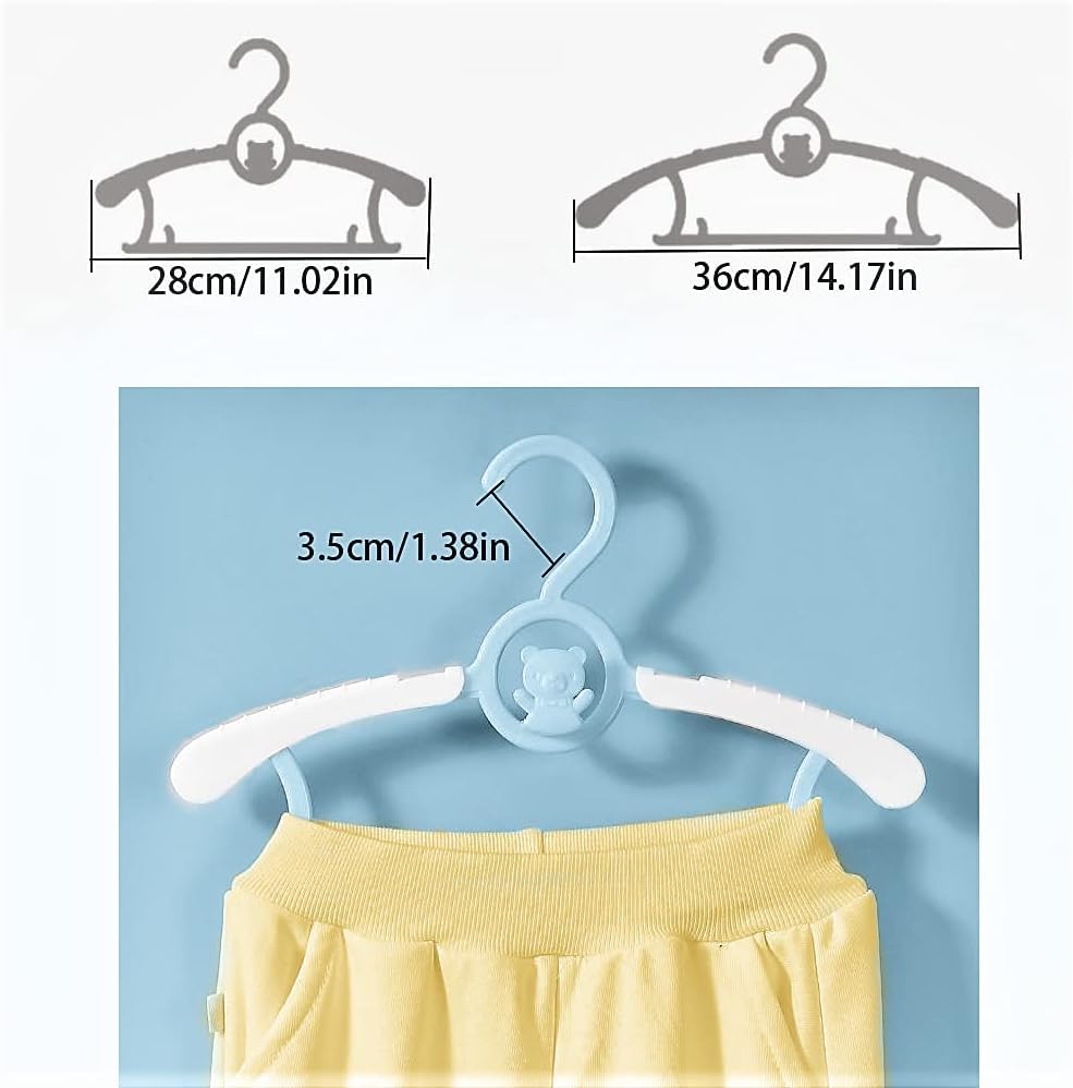 HGYZE Kid Hangers non-slip edge prevents slips and wrinkles