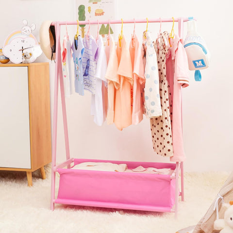 HGYZE kid hangers fit pants under shirts for tidy outfits.