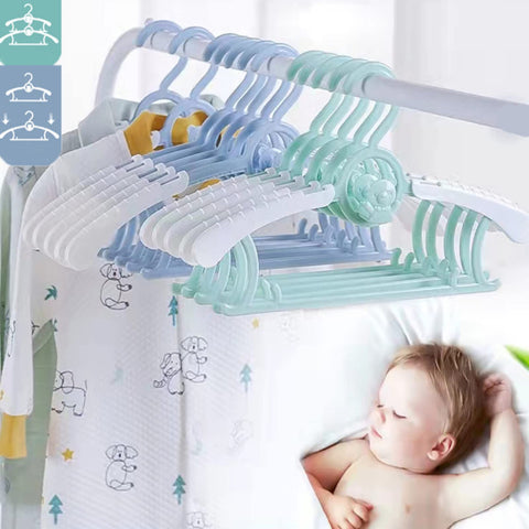 HGYZE nursery closet hangers simplify daily outfit matching.