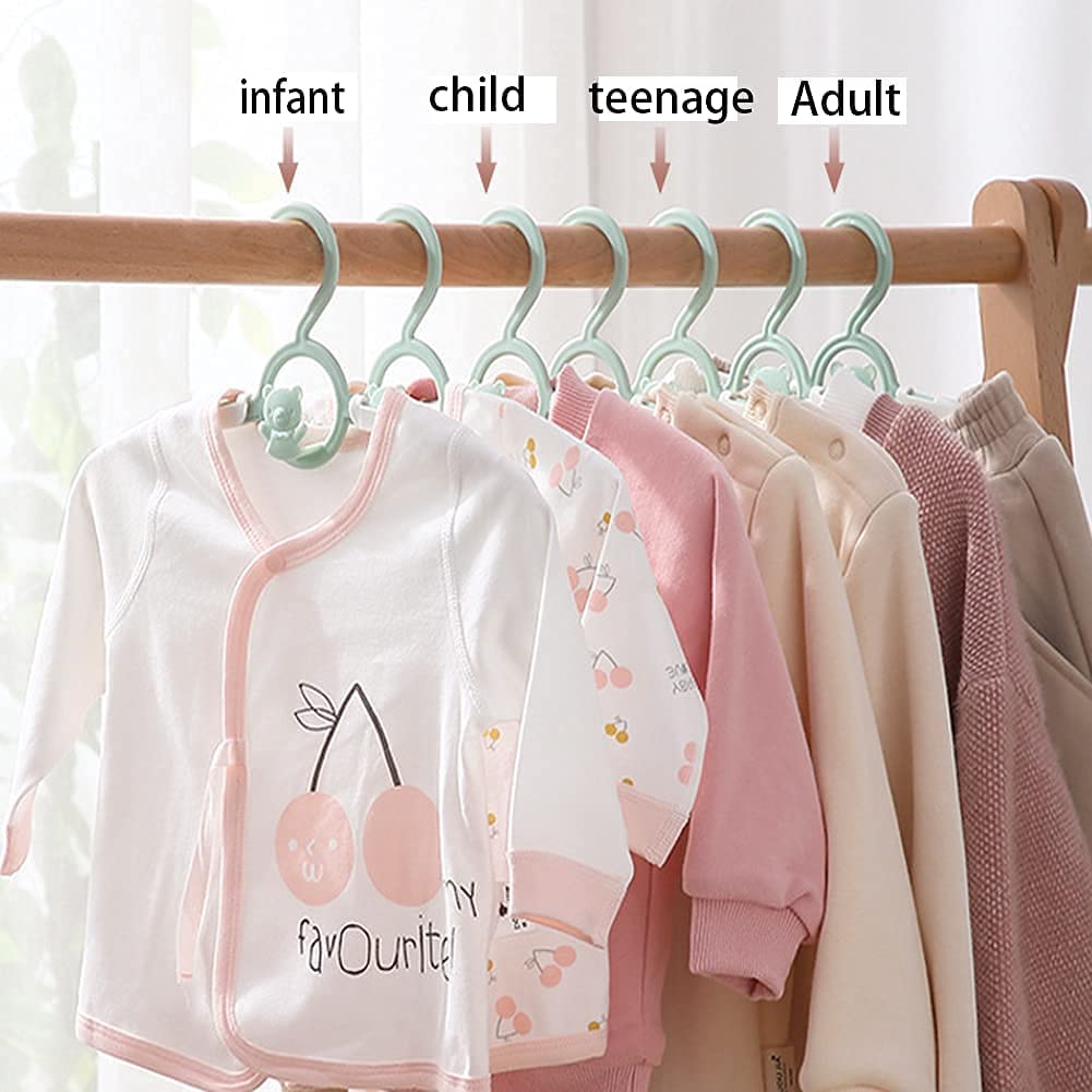 HGYZE pants/skirt hanger slot design keeps items organized
