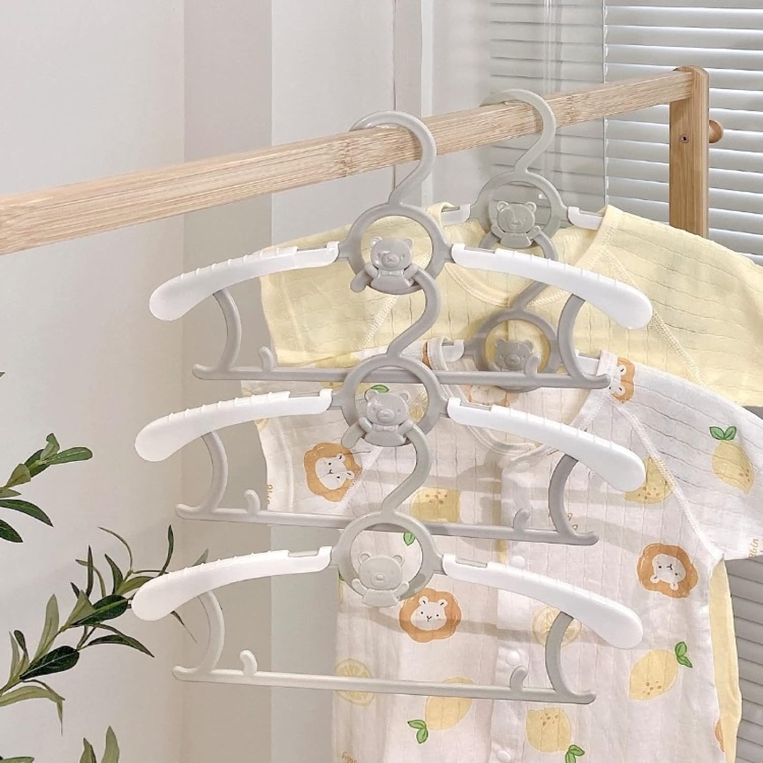 Plastic hangers withstand daily toddler wear