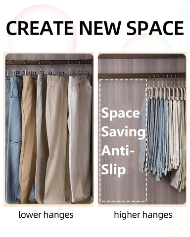 HGYZE durable build supports multiple pants without losing shape