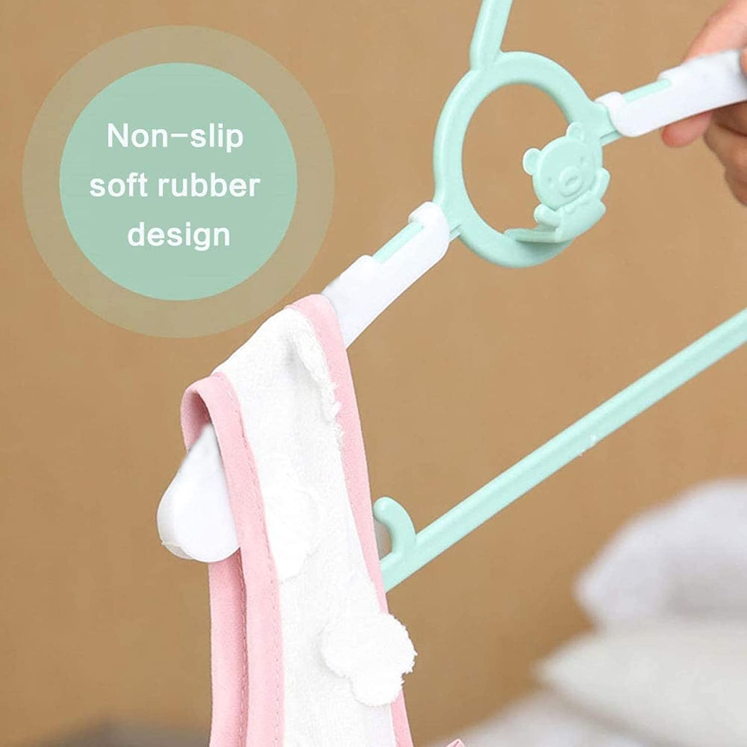 HGYZE wide-shoulder design preserves garment shape